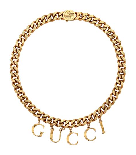 tradesy gucci necklace|Gucci chunky necklace.